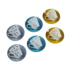 Ensemble de 6 tasses à café Versa Izabela Porcelaine