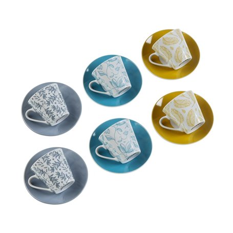 Ensemble de 6 tasses à café Versa Izabela Porcelaine