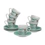 Ensemble de tasses à café Versa Bicyclette 6 Unités Porcelaine