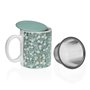 Tasse avec filtre pour infusions Versa Bellis Vert Grès