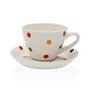 Jeu de 6 tasses avec plat Versa Melissa Grès