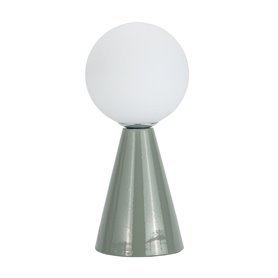 Lampe de bureau Versa Vert Céramique Verre 40 W 10 x 22,5 cm Prisme