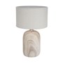 Lampe de bureau Versa Lin Céramique 40 W 32,5 x 52 cm Rustique
