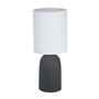 Lampe de bureau Versa Noir Coton Céramique 40 W 15 x 36 cm