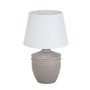 Lampe de bureau Versa Aurelia Gris Coton Céramique 40 W 20 x 31,5 cm