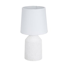 Lampe de bureau Versa Avalon Coton Céramique 40 W 16,5 x 31,5 cm