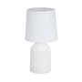 Lampe de bureau Versa Avalon Coton Céramique 40 W 16,5 x 31,5 cm