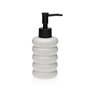 Distributeur de Savon Versa Blanc Céramique Bambou