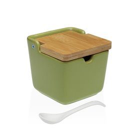 Sucrier Versa Vert Céramique 8,8 x 8,5 x 8,8 cm