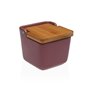 Salière avec couvercle Versa BURGUNDY Céramique 8,8 x 8,5 x 8,8 cm