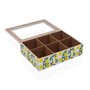 Boîte pour infusions Versa Bois 17 x 7 x 24 cm Citron