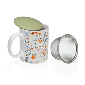 Tasse avec filtre pour infusions Versa Fleurs