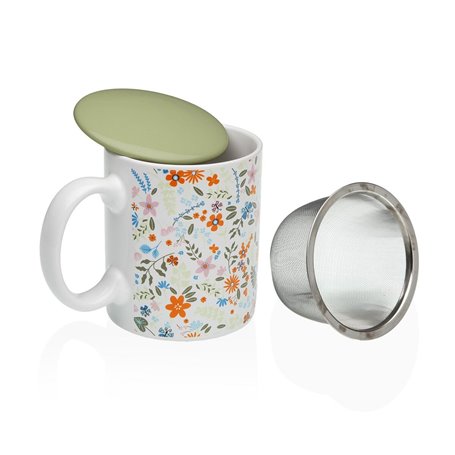 Tasse avec filtre pour infusions Versa Fleurs