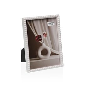 Cadre photo Versa Blanc Bois MDF 2 x 18,9 x 14 cm