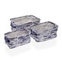 Set de basket Versa Aqua 2 Textile 18 x 14 x 28 cm