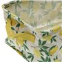 Set de basket Versa Textile Citron 18 x 14 x 28 cm