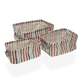 Set de basket Versa Ligne Textile 18 x 14 x 28 cm