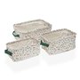 Set de basket Versa Dotty Textile 18 x 14 x 28 cm