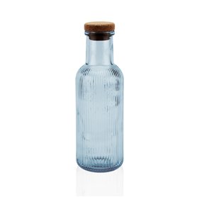 Bouteille d'eau Versa Bleu verre 1 L 8,7 x 27,8 x 8,7 cm