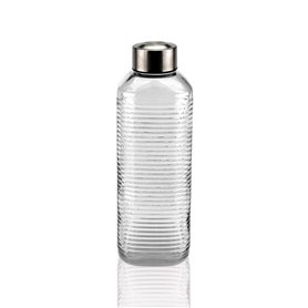 Bouteille d'eau Versa Transparent verre Aluminium 1 L 8,3 x 23,5 x 8,3 cm