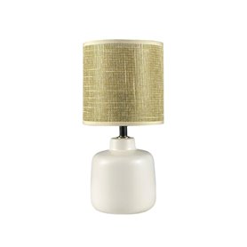 Lampe de bureau Versa Blanc Céramique 13 x 28 x 13 cm
