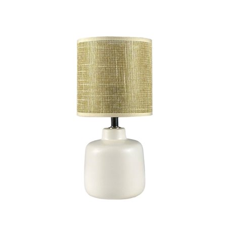 Lampe de bureau Versa Blanc Céramique 13 x 28 x 13 cm