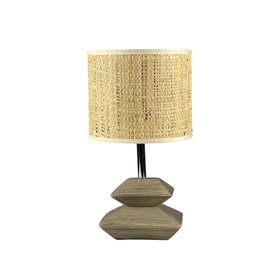 Lampe de bureau Versa Anis Gris Céramique 16 x 30 x 16 cm