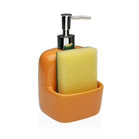 Distributeur de Savon Versa Orange Céramique 9,4 x 17,8 x 10,5 cm