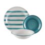 Assiettes Versa Bleu 26,5 x 26,5 cm 18 Pièces
