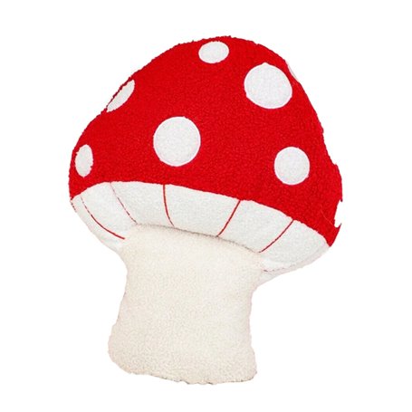 Coussin Versa Rouge Champignon 35 x 40 x 32 cm