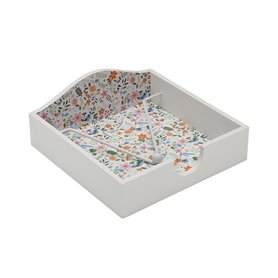 Porte-serviettes Versa Bois MDF 18 x 7 x 18 cm
