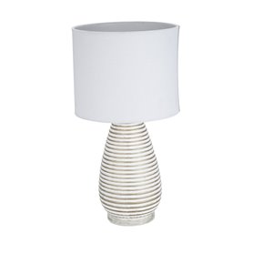 Lampe de bureau Versa Duna Lin Céramique 40 W 22 x 43,5 cm