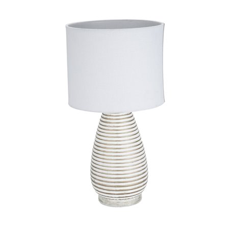 Lampe de bureau Versa Duna Lin Céramique 40 W 22 x 43,5 cm