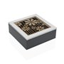 Boîte pour infusions Versa Bois MDF 20 x 7 x 20 cm Fleurs