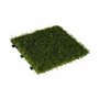 Carreau à emboîtement Pelouse Vert Plastique 30 x 3,5 x 30 cm (6 Unités)