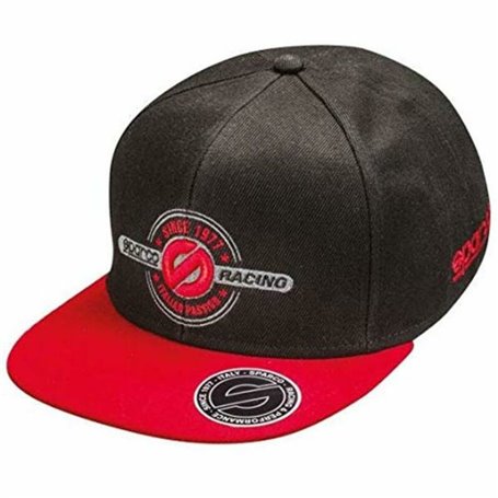 Casquette de Sport Sparco Childs Rebel Noir/Rouge