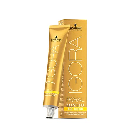 Teinture anti-âge permanente Igora Royal Absolutes Schwarzkopf Igora Royal 8-140 Age Blend (60 ml)