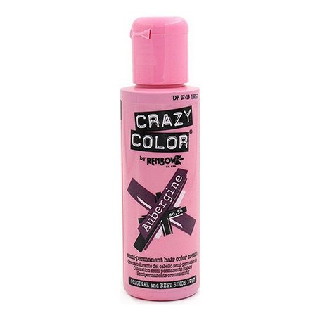 Couleur Semi-permanente Aubergi Crazy Color 002240 Nº 50