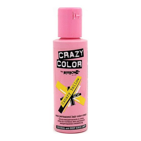 Couleur Semi-permanente Canary Yellow Crazy Color 21597 Nº 49