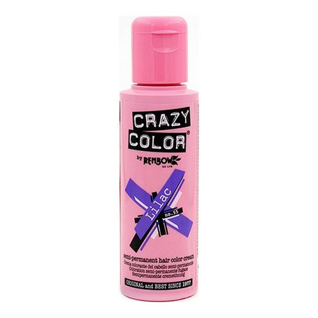 Couleur Semi-permanente Lilac Crazy Color Nº 55 (100 ml) (100 ml)