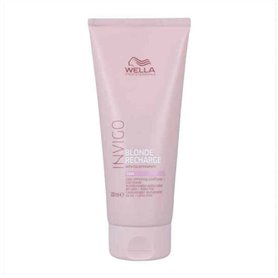 Conditionneur pour les Cheveux Teints Invigo Blonde Recharge Wella (200 ml)