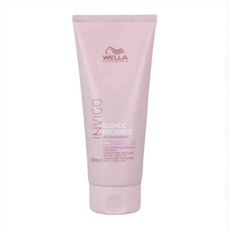 Conditionneur pour les Cheveux Teints Invigo Blonde Recharge Wella (200 ml)