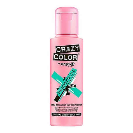 Couleur Semi-permanente Peppermint Crazy Color Nº 71 (100 ml)