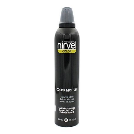 Mousse volumatrice Color Mousse Nirvel Color Mousse Chatain foncé (300 ml)