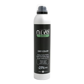 Spray Correcteur de Racines et Cheveux Blancs Green Dry Color Nirvel Green Dry Noir (300 ml)