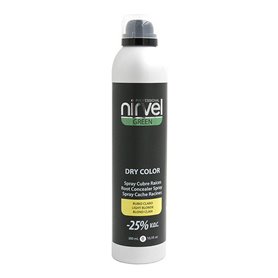 Spray Correcteur de Racines et Cheveux Blancs Green Dry Color Nirvel NG6640 Blond clair (300 ml)