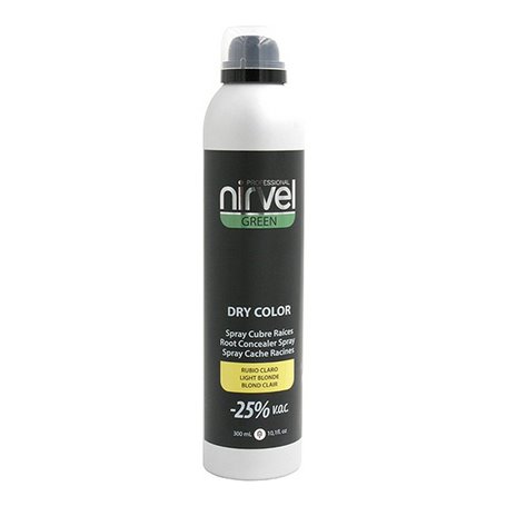 Spray Correcteur de Racines et Cheveux Blancs Green Dry Color Nirvel NG6640 Blond clair (300 ml)