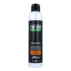 Spray Correcteur de Racines et Cheveux Blancs Green Dry Color Nirvel Green Dry Blond Moyen (300 ml)