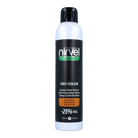 Spray Correcteur de Racines et Cheveux Blancs Green Dry Color Nirvel Green Dry Blond Moyen (300 ml)