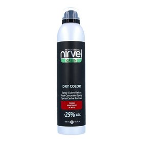 Spray Correcteur de Racines et Cheveux Blancs Green Dry Color Nirvel Green Dry Acajou (300 ml)